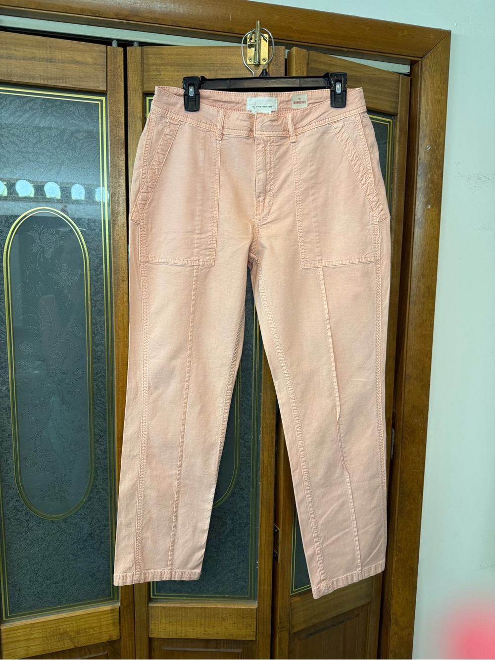ANTHROPOLOGIE LADIES Pink Utility Pants, BRAND NEW